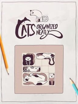 Cats Organized Neatly