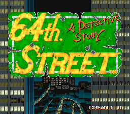 64th. Street - A Detective Story (Japan, set 1)
