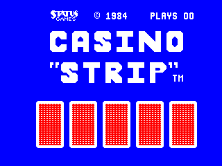 Casino Strip I (Poker version, for Pioneer LD, set 1)
