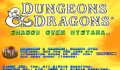 Dungeons & Dragons: Shadow over Mystara (Japan 960206)