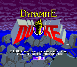 Dynamite Duke (Japan, 25JUL89)