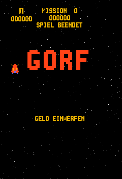 Gorf (program 1, with German Language ROM)