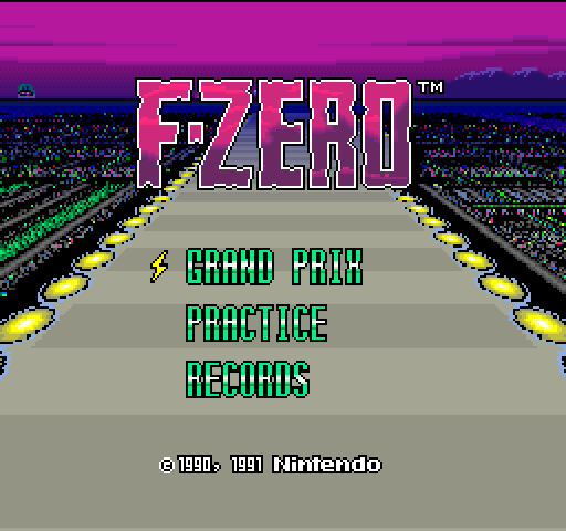 F-Zero (Nintendo Super System)