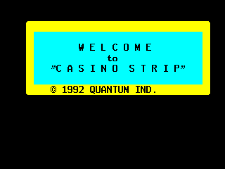 Casino Strip IX (Poker version, for Sony LD)