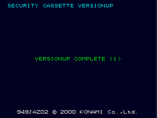 Guitar Freaks 3rd Mix - security cassette versionup (949JAZ02)