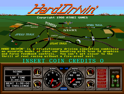 Hard Drivin' (cockpit, rev 3)